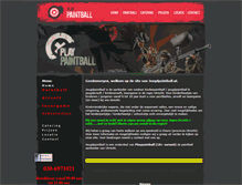 Tablet Screenshot of jeugdpaintball.nl